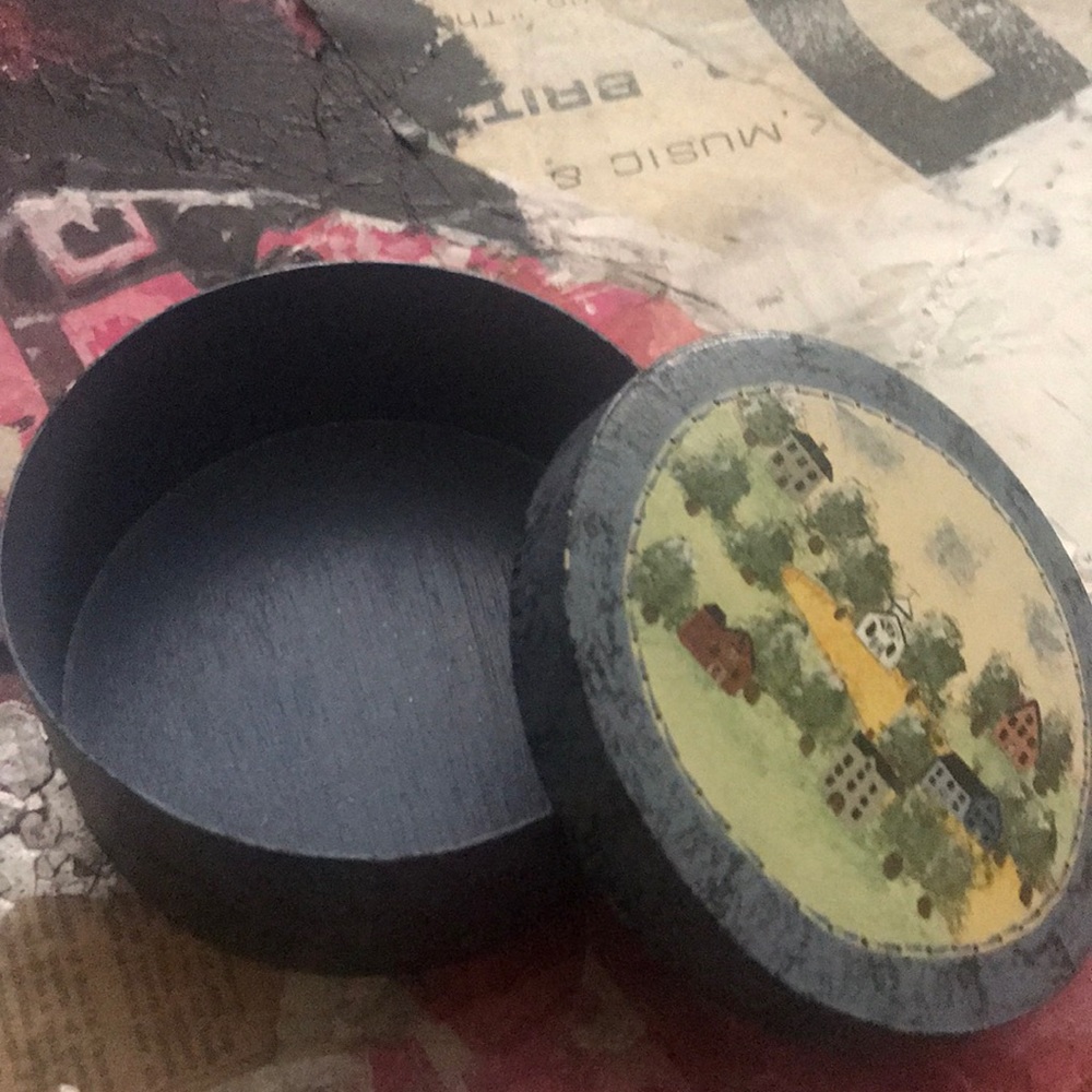 Country Hand Painted Box